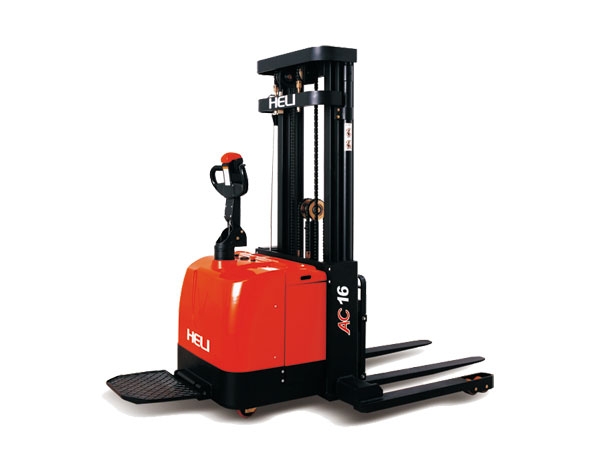 1.6噸三級門(mén)架寬腿電動(dòng)堆垛車(chē)