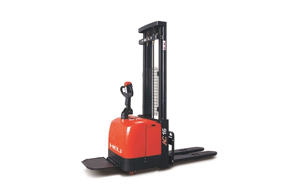 1.6噸三級門(mén)架窄腿電動(dòng)堆垛車(chē)